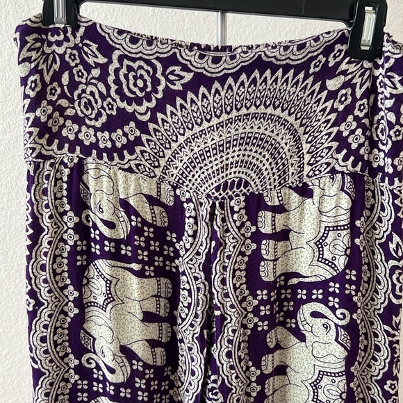 Thai Elephant PALAZZO Pants 🐘 🐘 - Picture 10 of 11